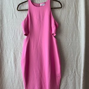 Elizabeth and James Pink Dress with cutouts
